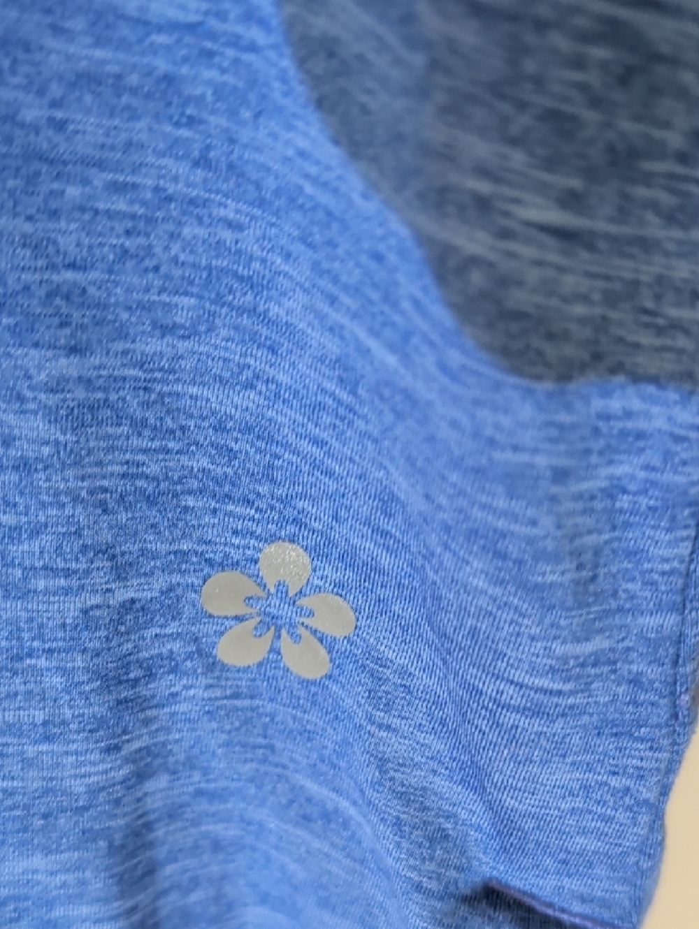 Tuff Athletics Blue Short-Sleeve Crisscross Back Tee - Picture 4 of 9
